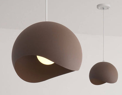 Frendorf | LumiMacaron Modernes Design Pendelleuchte | Farbiges Metall | 1-flammig | Stilvolle Beleuchtung | Deko für Zuhause