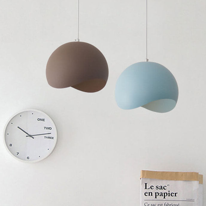 Frendorf | LumiMacaron Modernes Design Pendelleuchte | Farbiges Metall | 1-flammig | Stilvolle Beleuchtung | Deko für Zuhause