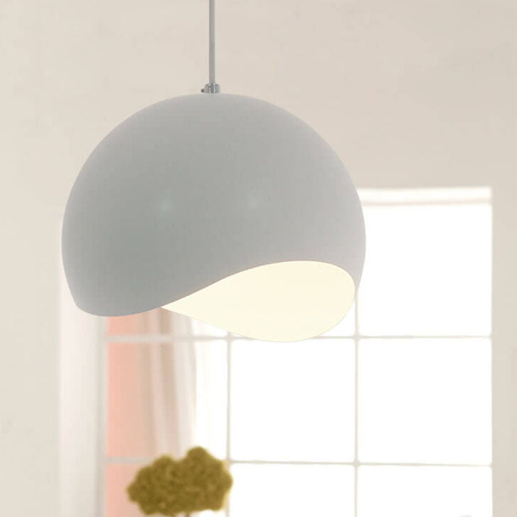 Frendorf | LumiMacaron Modernes Design Pendelleuchte | Farbiges Metall | 1-flammig | Stilvolle Beleuchtung | Deko für Zuhause