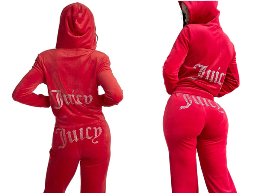 Frendorf | Saftiges Sweatshirt und Hosen mit Diamanten
