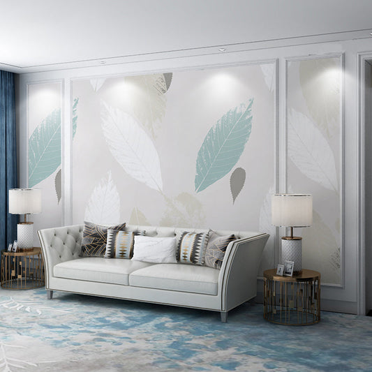 Frendorf | Beige Veertje Muurschildering Waterbestendige Wandbekleding voor Accentmuur