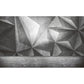 Frendorf | Volledige Muurmuurschilderingen voor Galerij 3D Ongelijke Geometrieën Wandbekleding in Industriële Aandoeningkleur, Vlekbestendig