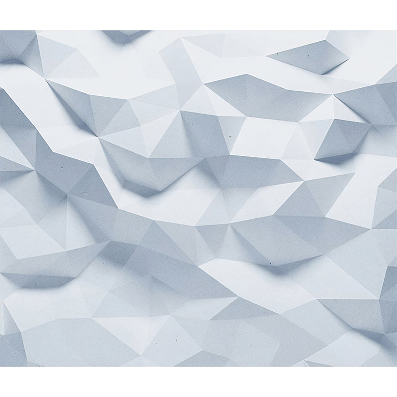 Frendorf | Volledige Muurmuurschilderingen voor Galerij 3D Ongelijke Geometrieën Wandbekleding in Industriële Aandoeningkleur, Vlekbestendig