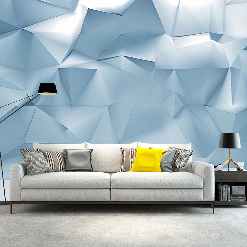 Frendorf | Volledige Muurmuurschilderingen voor Galerij 3D Ongelijke Geometrieën Wandbekleding in Industriële Aandoeningkleur, Vlekbestendig