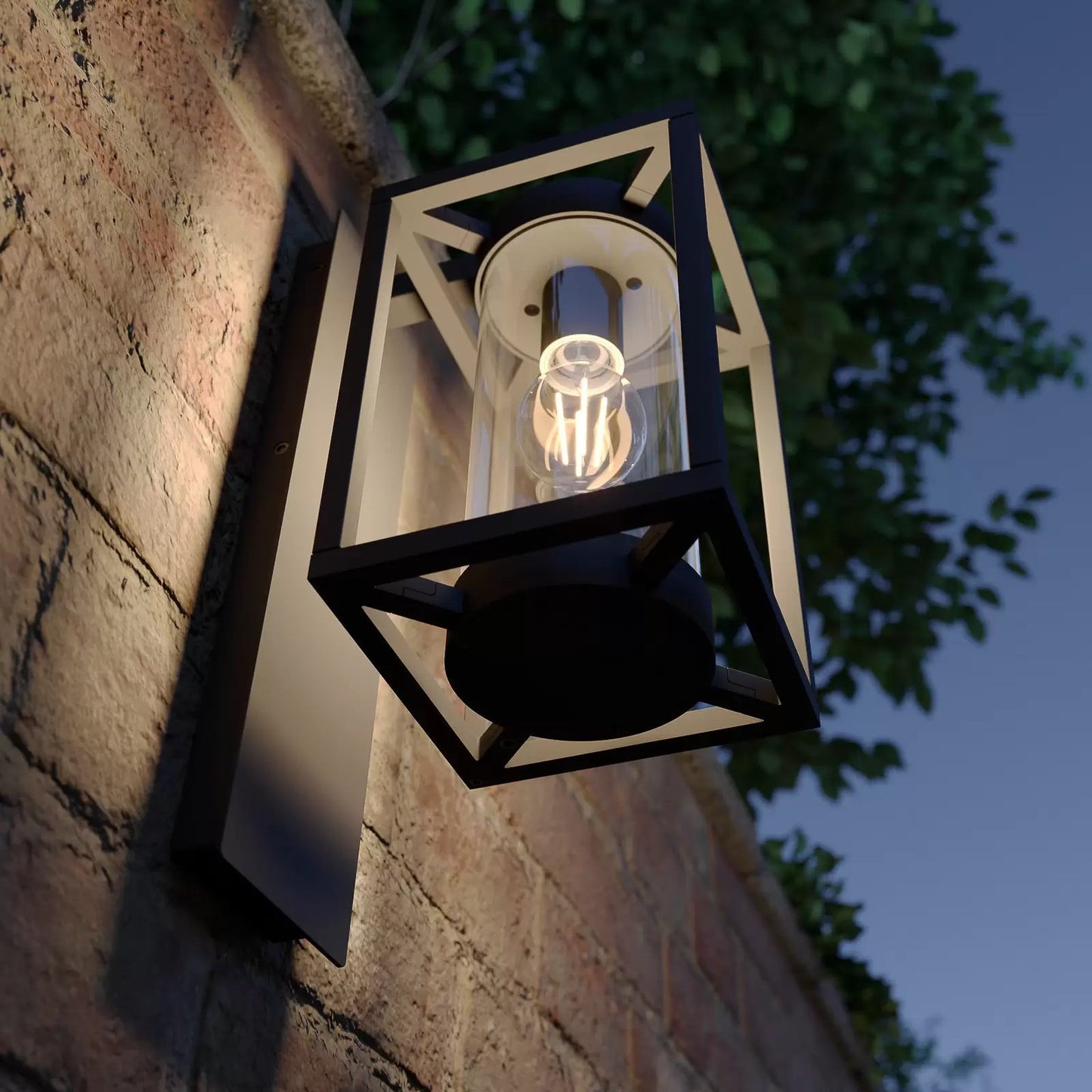Frendorf | LumiGlow – Moderne industrielle Außenwandleuchte
