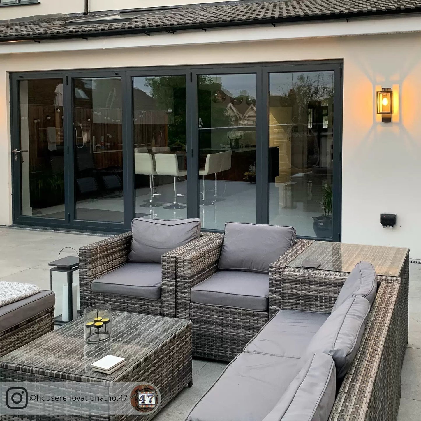 Frendorf | LumiGlow – Moderne industrielle Außenwandleuchte