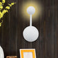 Frendorf | 1/2 Lichter Schlafzimmer Wandleuchte mit molekularem Acrylschirm Weiße Lesewandleuchte in Warm/Weiß Licht