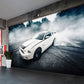Frendorf | Einfache Auto- und Straßenwandmalerei für das Jungenzimmer Coole Wandkunst, Maßgeschneidert