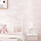 Frendorf | 20,5" x 33' Wolkenbehang in Pastellfarbe Non-Woven-Stoff Wandverkleidung für Kinder, unpasteurized