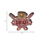 Frendorf | Bier/Auto/Anker Teeken Flush Wandlampe Moderne Metall Restaurant Batterie Betrieben LED Nachtlicht in Schwarz und Rot/Rosa/Blau und Gelb