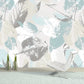 Frendorf | Tropical Leaf Texture Wallpaper for Living Room Scandinavian Wall Art, Custom Made