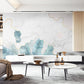 Frendorf | Whole Illustration Simple Wall Art für Café mit Marmor und Bananenblatt in Grün