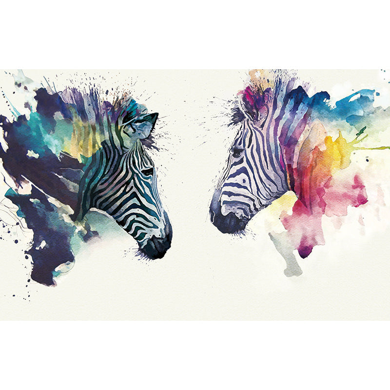 Frendorf | Coole Zebra Wandtapete für Akzentwand, schwarz und weiß, personalisierte Größe verfügbar