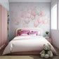 Frendorf | Rosa Einfaches Wandpapier Vollgröße Cartoon Ballon Wandkunst für das Mädchenzimmer