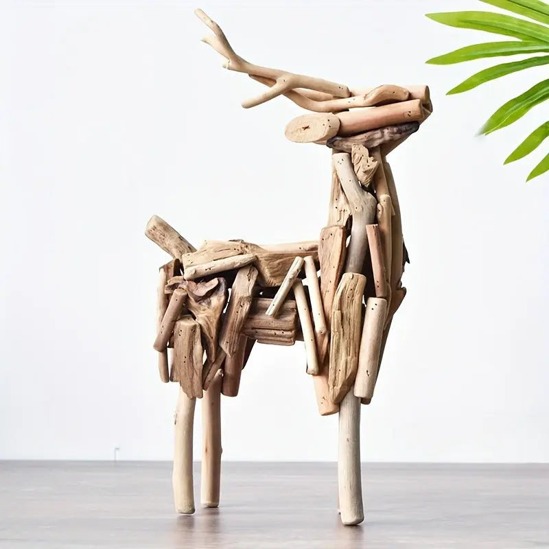 Frendorf | WoodGrace - Abstrakte Hirschskulptur