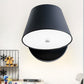 Frendorf | Rosa/Gelb/Schwarz Kegel Wandlampe Macaron 1 Licht Metall Wandleuchte in Weiß/Warmlicht