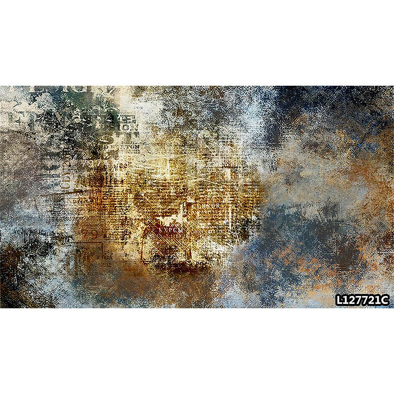 Frendorf | Giant Graffiti Wall Covering Blau und Braun Vliesmaterial Wandgemälde für Bekleidungsgeschäft, Maßgeschneidert