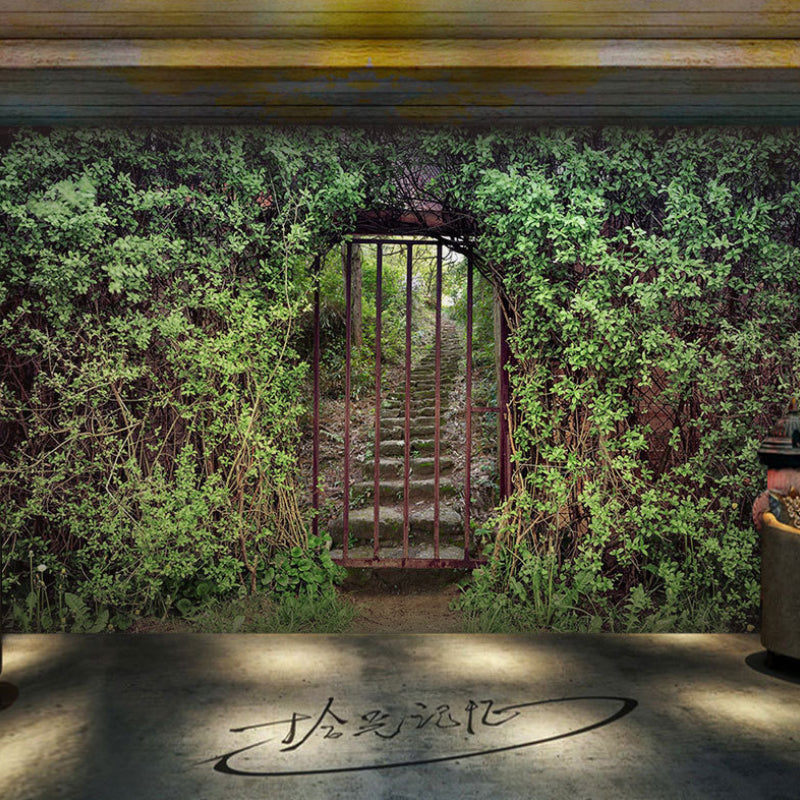 Frendorf | Foto Planten- en Trapmuur Hele Wandbelegging voor Keuken, Persoonlijke Maat Beschikbaar