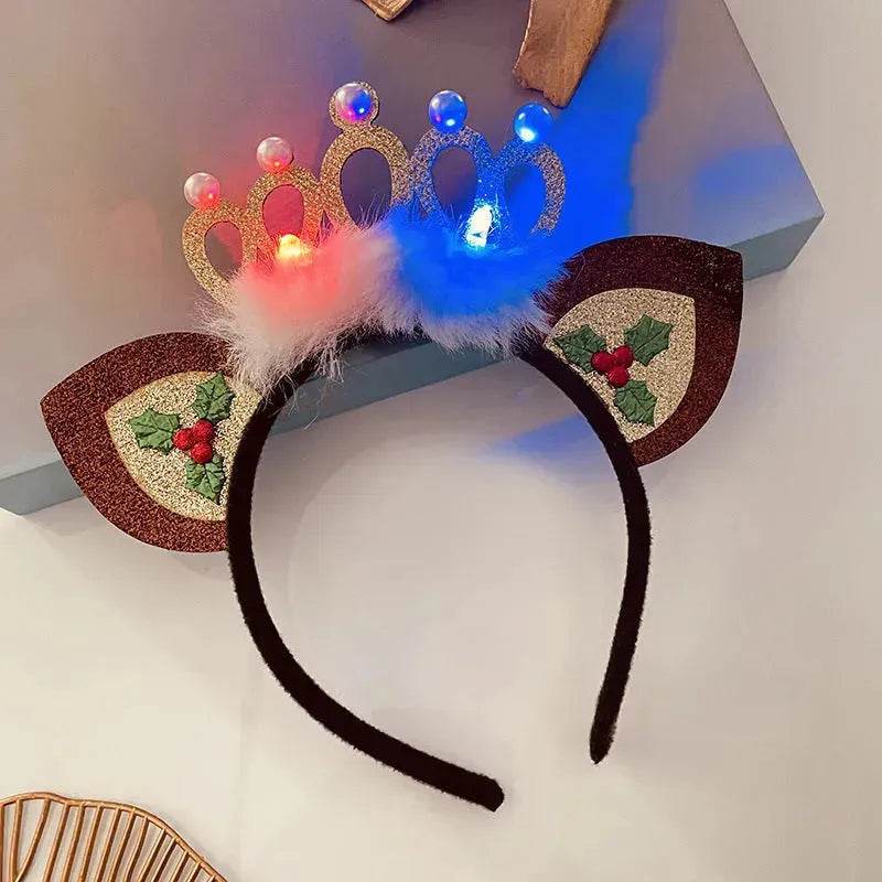 Frendorf | Weihnachten Mit Licht Stirnband Schneeflocke Damen