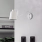 Frendorf | 1 Leuchtendes Wandlicht Moderne Stil Bucket Metall Wandleuchte mit verstellbarem Arm in Weiß für Flur