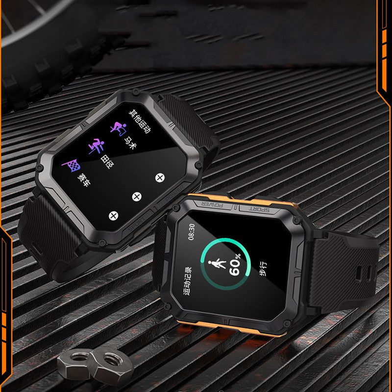 Frendorf | FitPulse | Sport Smartwatch Bluetooth Anrufe | Wasserdicht, Fotografieren, Herzfrequenzmessung | Stylish und Funktional