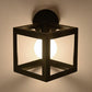 Frendorf | Metalen Cubic Wandlamp met Kooi Shade Industriële Stijl 1 Licht Corridor Wandlamp in Zwart
