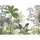 Whole Botanical Plant Wall Mural für Gästezimmer Dekor Nordic Leaf Wandkunst in Grün, Wasserfest