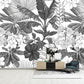 Frendorf | Fleckenschutz Blätter Wandmural Non-Woven Material Nordic Wandverkleidung für Gästezimmer