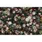 Frendorf | Grote Cluster Rozen Muurdecoratie voor Woonkamer Bloesem Muurkunst in Groen en Roze, Vlekbestendig