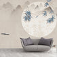 Frendorf | Blauwe en Bruine Bamboe Muur Wallpaper Vlekbestendige Wandbekleding voor Thuisdecoratie