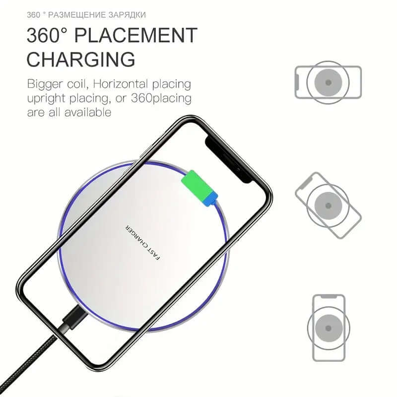 Frendorf | Induktionsladegerät Schnellladestation für Smartphones