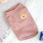 Adorables Waffle Knit Bärenhundshirt – Gemütlich und Stilvoll für Jeden Tag