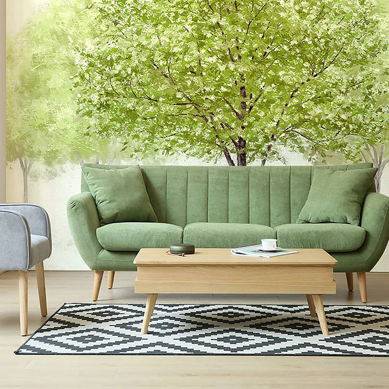 Frendorf | Feuchtigkeitsbeständige hohe Baum Tapete Maßgeschneiderte zeitgenössische Wandkunst für die Wohnkultur