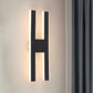 Frendorf | Alphabet Metall Wandlampe Modern LED Weiß/Schwarz Wandleuchten für Nachttische in Weiß/Warmlicht