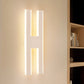Frendorf | Alphabet Metall Wandlampe Modern LED Weiß/Schwarz Wandleuchten für Nachttische in Weiß/Warmlicht