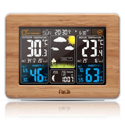 FanJu FJ3365 Wetterkontrolle Rechteck Farbdisplay Smart Uhr