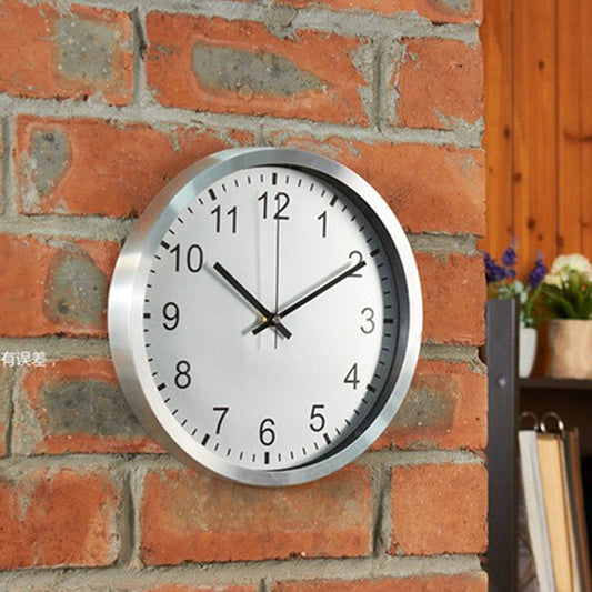 Einfache stille Wanduhr Klassenzimmer 12 Zoll