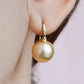 Frendorf | Black pearl earrings Available in white champagne gray gold and black pearl dangling earrings