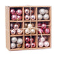 Frendorf | 99-teilige: Weihnachtskugel-Ornamente für Weihnachtsbaum Geschenkbox-Set