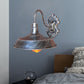 Frendorf | 1 Licht Scheune Wandmontage Licht Antieke Stijl Koper/Roest Smeedijzeren Wandlamp voor Balkon