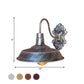 Frendorf | 1 Licht Scheune Wandmontage Licht Antieke Stijl Koper/Roest Smeedijzeren Wandlamp voor Balkon