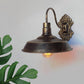 Frendorf | 1 Licht Scheune Wandmontage Licht Antieke Stijl Koper/Roest Smeedijzeren Wandlamp voor Balkon