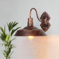 Frendorf | 1 Licht Scheune Wandmontage Licht Antieke Stijl Koper/Roest Smeedijzeren Wandlamp voor Balkon