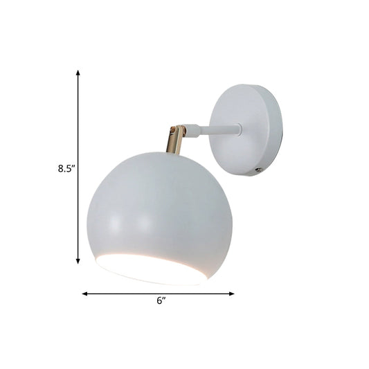 Frendorf | Verstelbare Globale Slaapkamer Wandlamp Lichtarmatuur Industriële Stijl Metaal 1 Licht Witte Wandarmatuur Licht