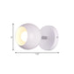 Frendorf | Retro Stijl Globale Muurverlichting 1 Licht Metalen Wandlamp in Wit voor Woonkamer