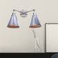 Frendorf | 2 Lichten Metalen Wandlamp Sconces Retro Stijl Zwart/Koper Conische Schaduw Restaurant Wandmontage Fitting