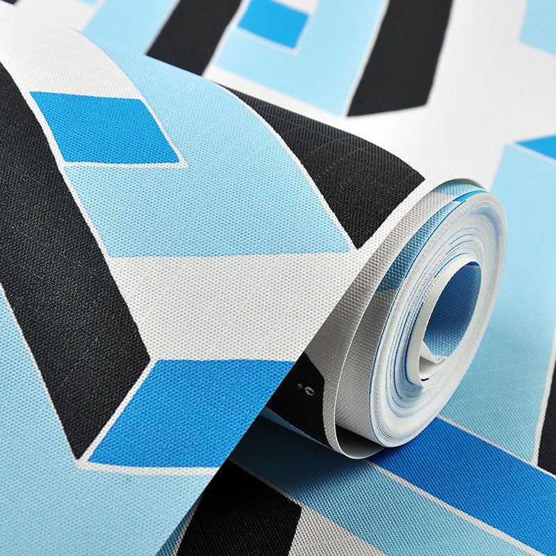 Frendorf | 3D Kleurblok Wandkunst in Natuurlijke Kleur Pleister Wallpaperset voor Thuisdecoratie, 33' x 20.5"