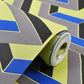 Frendorf | 3D Kleurblok Wandkunst in Natuurlijke Kleur Pleister Wallpaperset voor Thuisdecoratie, 33' x 20.5"