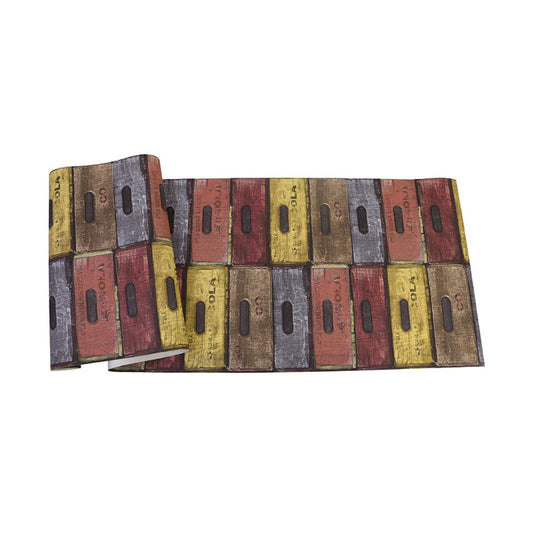 Holzoptik Wandverkleidung in neutraler Farbe Putz Tapete für Akzentwand, 33'L x 20.5"W