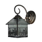 Frendorf | Rustieke Stijl Lodge Wandlamp met Hert 1 Fitting Glazen Heldere Wandlamp in Messing voor Eetkamer